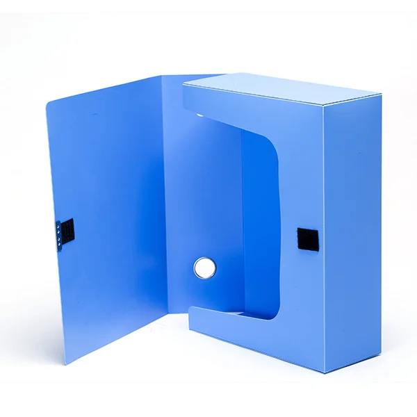 Bìa hộp PP 100-A4 FO-BF03 xanh-4